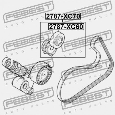 Τεντωτήρας Ιμάντα Volvo S80 2007 31330379