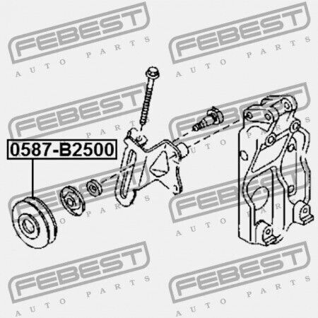 Riemenscheibe Tenzior Mazda BT-50 Un 2006-2008 Eu Wl81-15-940