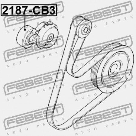 Riemenscheibe Spannrolle Ford Focus Cb4 2008-2011 Eu 1318336