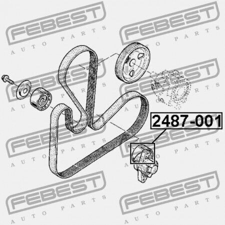 Комплект Тенжери за Ремък Renault Logan 2005-2013 8200603359