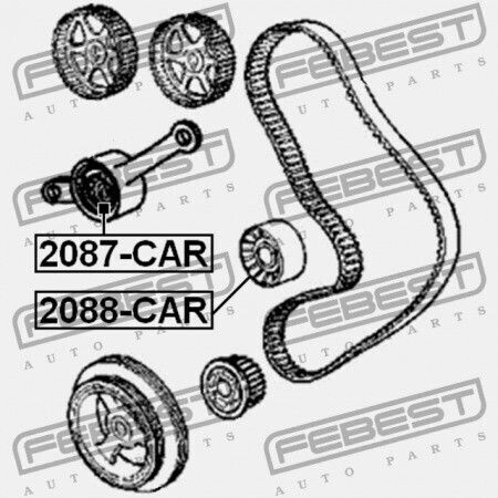 Chrysler Sebring Jr Timing Belt Tensioner Pulley 2001-2006 04781570ab