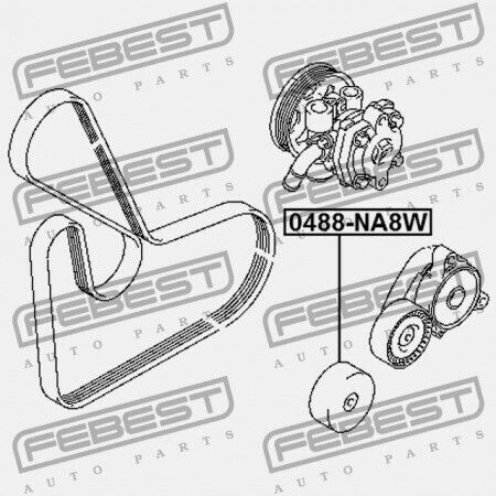 Mitsubishi Lancer Cy Cz 2007.03-2013.02 Car Engine Belt