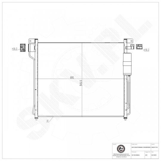 Klimakompressor Nissan Navara Np300 Pathfinder Iii 92100eb00a