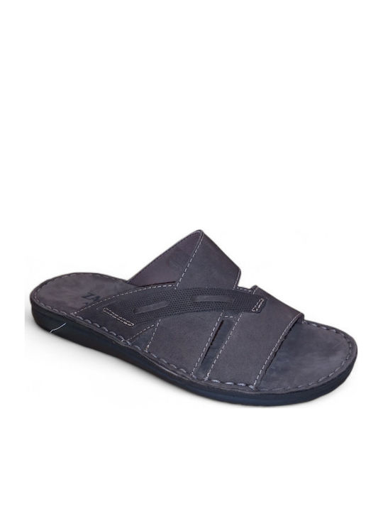 Leder Herrensandalen in Braune Farbe