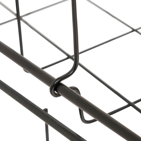 5Five Pendant Metal Shelf 30x32x18.6cm Black