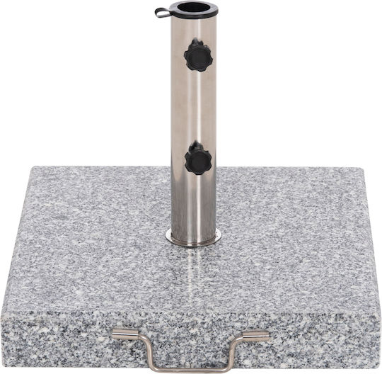 HomeMarkt Bază de Umbrelă Metalică Granit 48x48x37cm