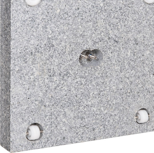 HomeMarkt Bază de Umbrelă Metalică Granit 48x48x37cm