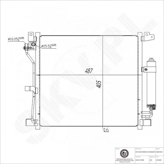 Condensator Climatizare Nissan Juke Dezumidificator 921001fe0b