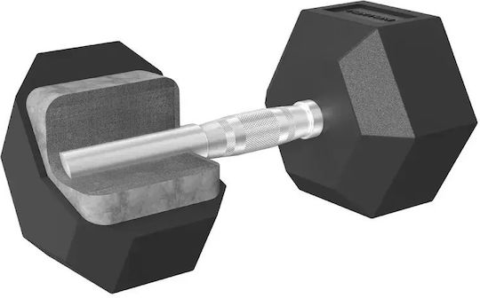 Tunturi Sechseck Gummi Kurzhantel 1 x 25kg