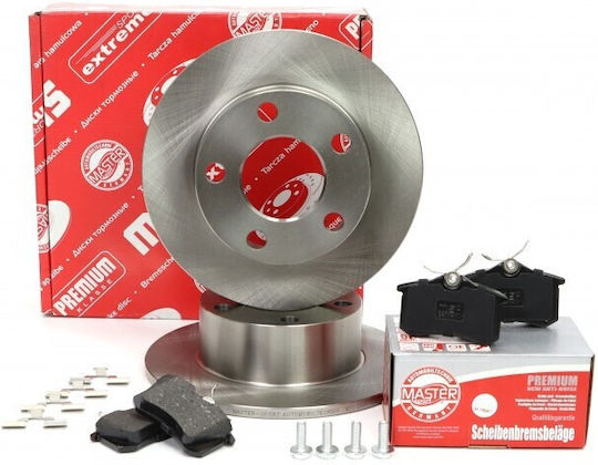 Set Back Brake Discs Brake Pads for Audi Skoda VW