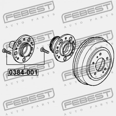 Schraube Rad Honda CR-V Rd1 1996-2001 Gn 90113-sa0-006