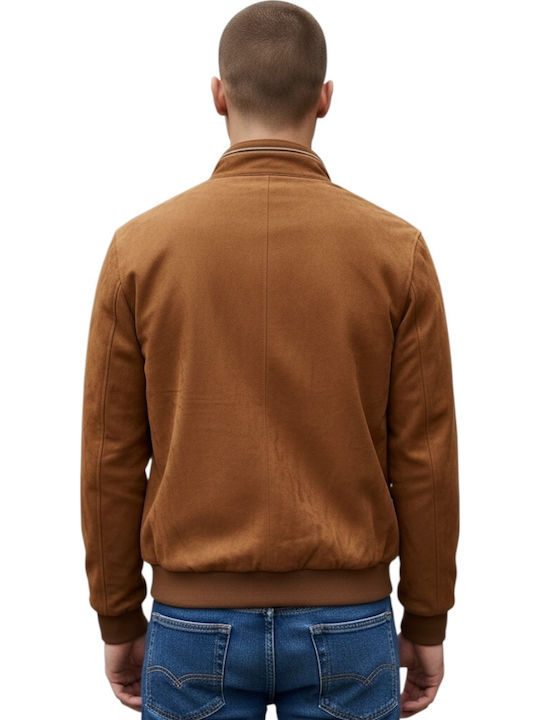 Leder Jacke Camel