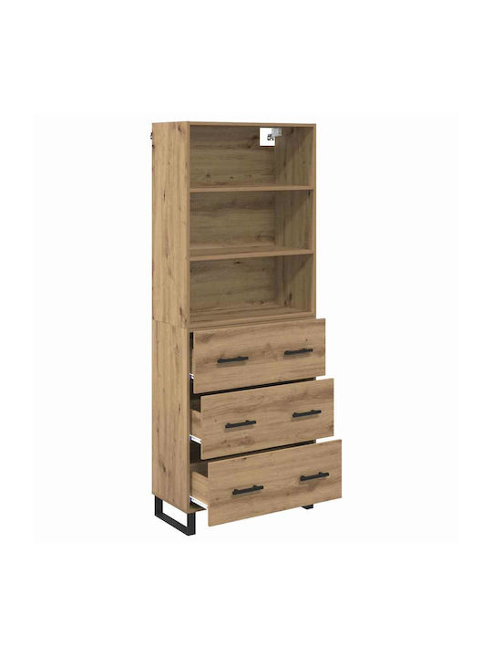 Bücherregale Artisan Eiche (2Stück) 69,5x32,5x180cm