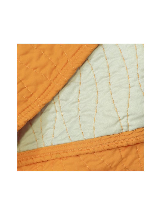 Guy Laroche Tresor Coverlet Single Orange 170x240cm