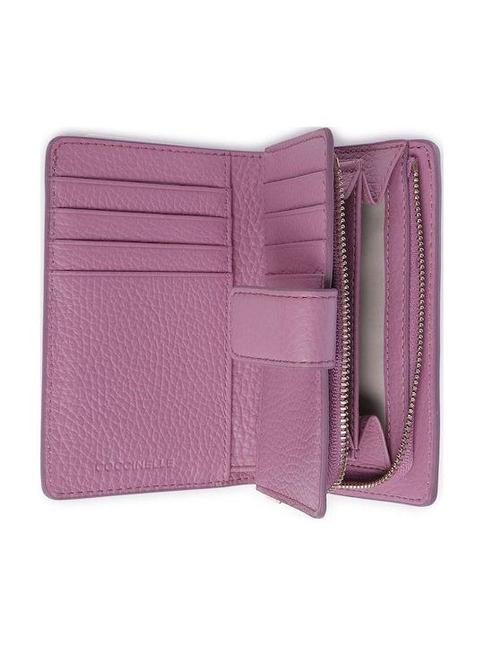 Small Leather Women's Wallet Lilac