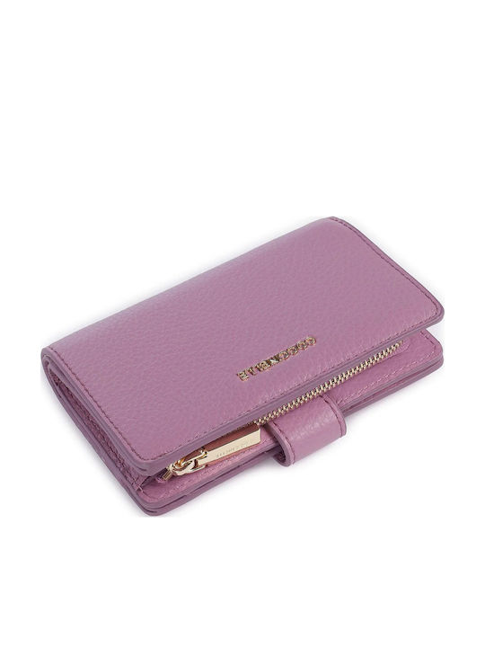 Small Leather Women's Wallet Lilac