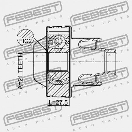 Cadillac Sts 2005-2011 Σύνδεσμος Κινητήριου Άξονα Eu 15212141