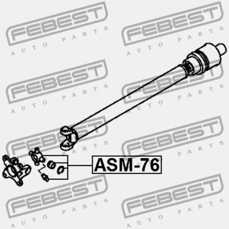 Cross Drive Shaft for Mitsubishi Challenger K90 1996.05-2001.08 Japan Mr580388