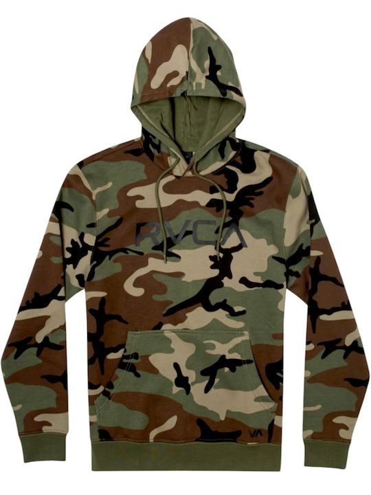 Sweatshirt with Hood Camo
