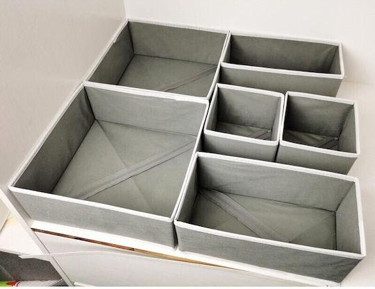 Alista Home Organizator Sertare Gri 6 Bucăți
