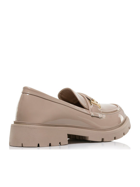 Γυναικεία Loafers σε Μπεζ Χρώμα