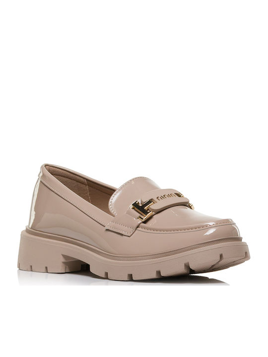 Γυναικεία Loafers σε Μπεζ Χρώμα