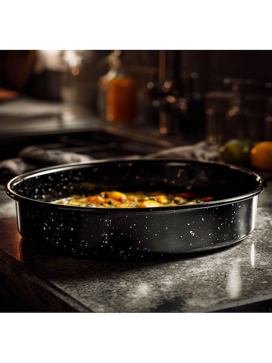 Sidirela First Round Aluminum Baking Pan with Enamel Coating 3 Pieces