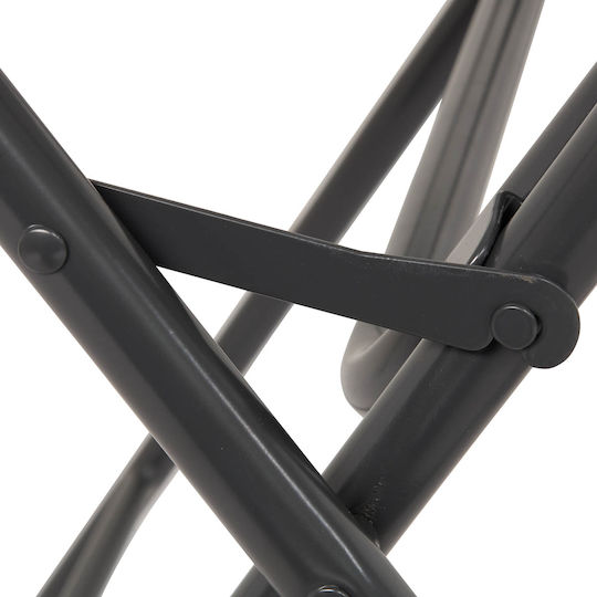 F-v Flexy Правоъгълна Разтегателна Метална Черна Маса За Кухня 80x80x75см