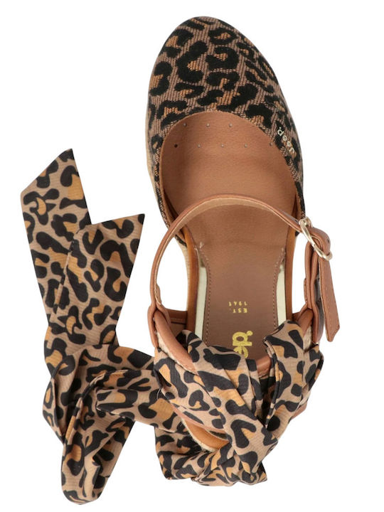 Platforme Dama Tip Espadrile Multicolore