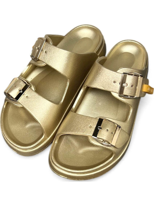Vibe Foam Women's Sandals Gold