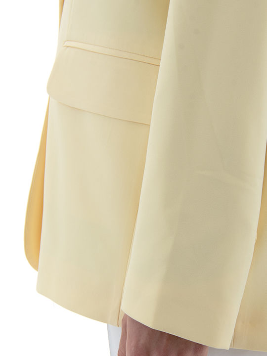 MY T Women's Blazer Yellow