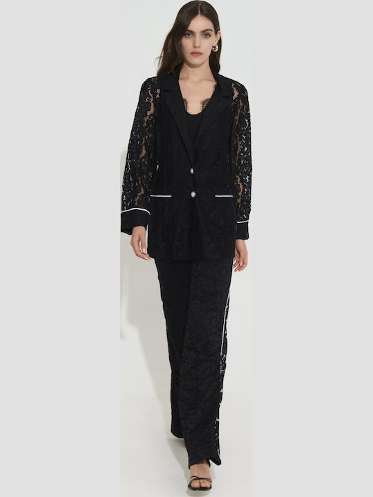 Dejavu Women's Black Blazer