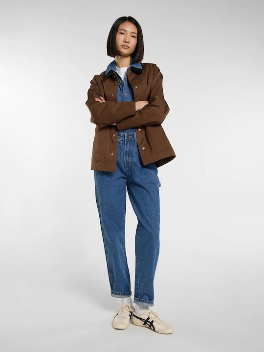 High Rise Women's Jean Pants in Tapered Leg Style