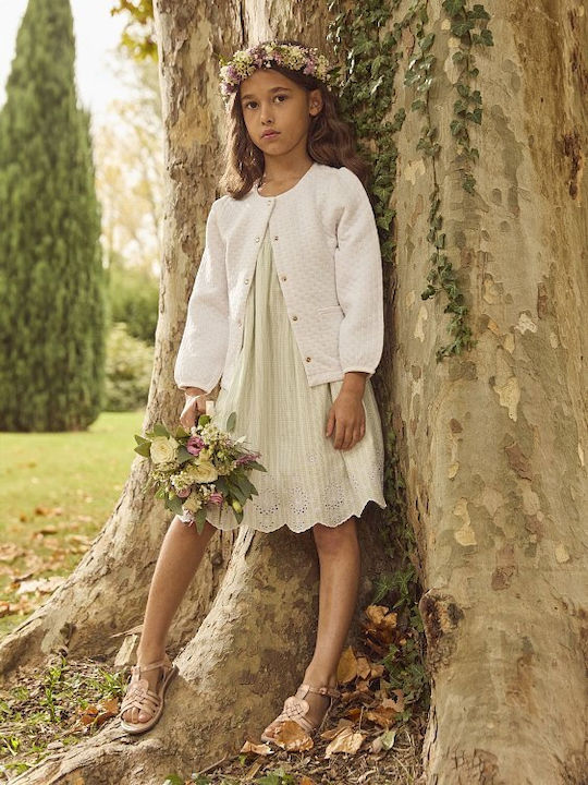 Kids Cardigan White