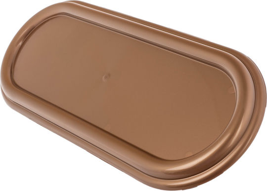 Stand Kerzen Kerzenleuchter 40 Cm Grabplatte Goldener Kunststoff