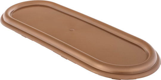 Stand Kerzen Kerzenleuchter 40 Cm Grabplatte Goldener Kunststoff
