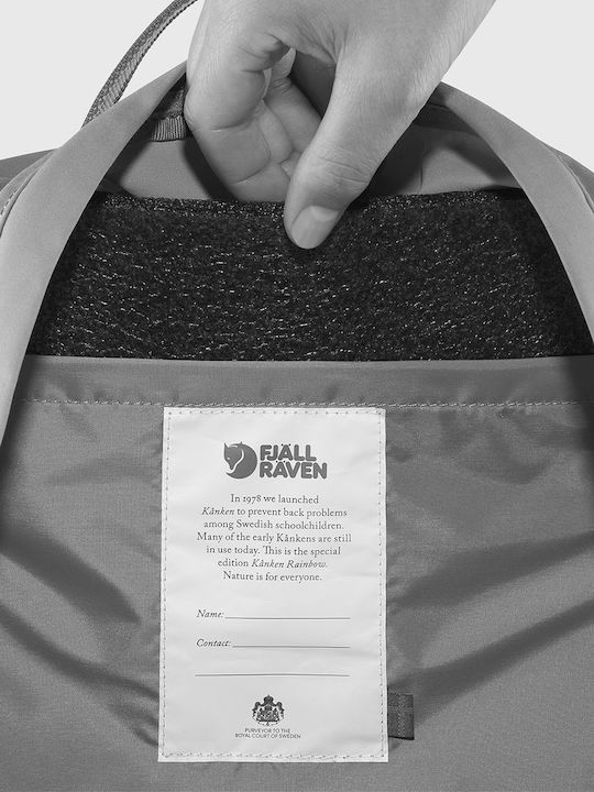 Fjallraven Kanken Rainbow Impermeabil 16l Roz