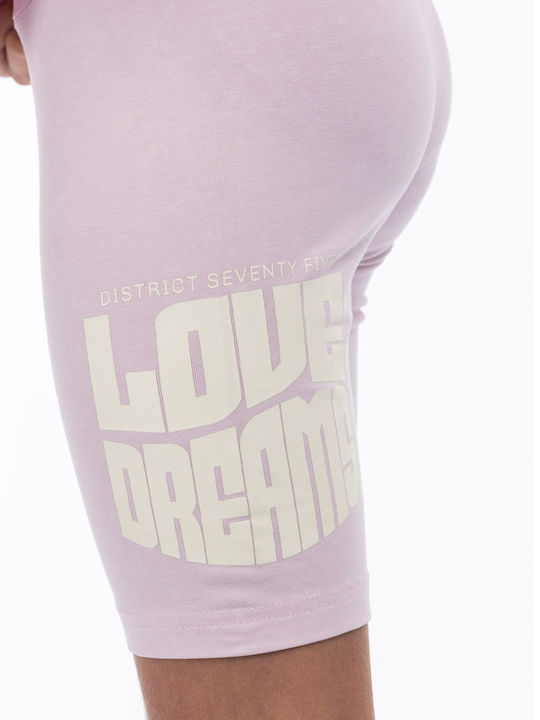 Kids Leggings Cycling Short Lilac