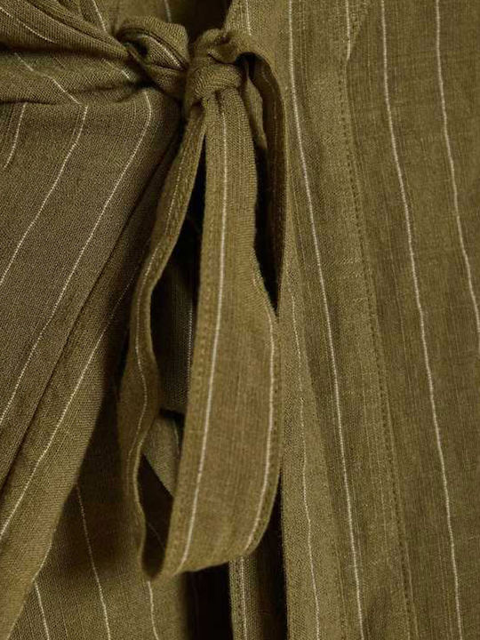 Γυναικείο Κιμονό Dusty Olive Multi