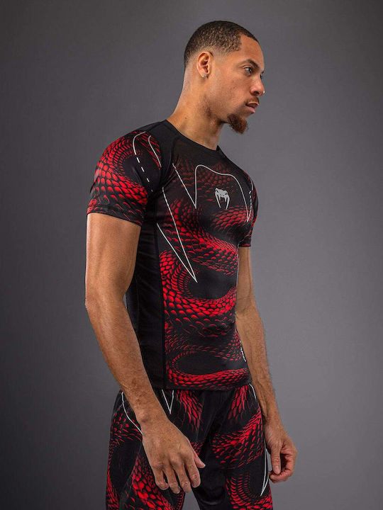 Venum Ανδρική Κοντομάνικη Μπλούζα VENUM-06068-658 για Jiu-Jitsu Μαύρη