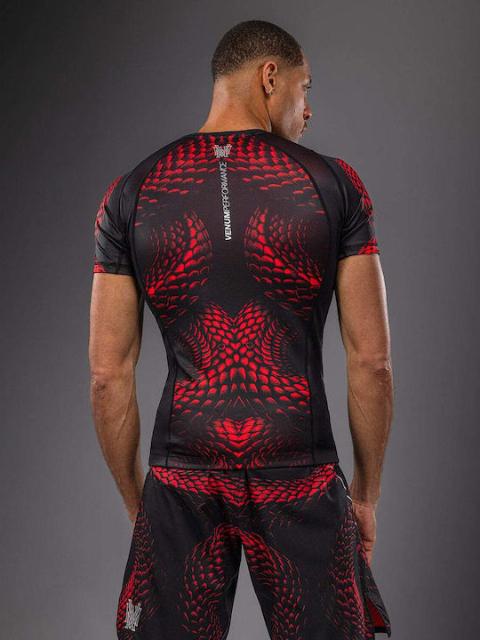 Venum Männer Kampfkunst-Shirt VENUM-06068-658 für Jiu-Jitsu Schwarze