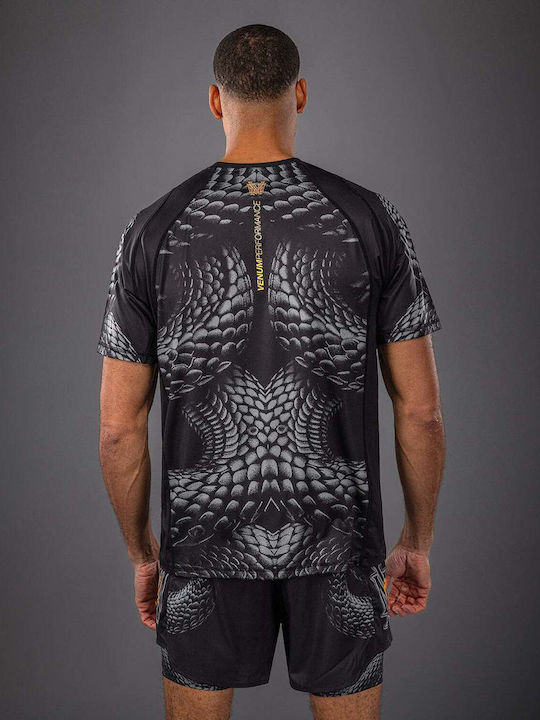Venum Dry Tech Tricou Pentru Bărbați Mâneci Scurte Negru