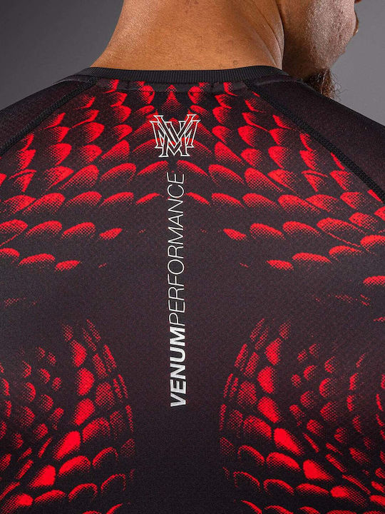 Venum Männer Kampfkunst-Shirt VENUM-06068-658 für Jiu-Jitsu Schwarze