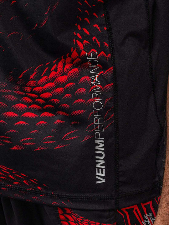 Venum Dry Tech Kampfkunst Kurze Ärmel Männer Bluse VENUM-06069-658 Schwarz