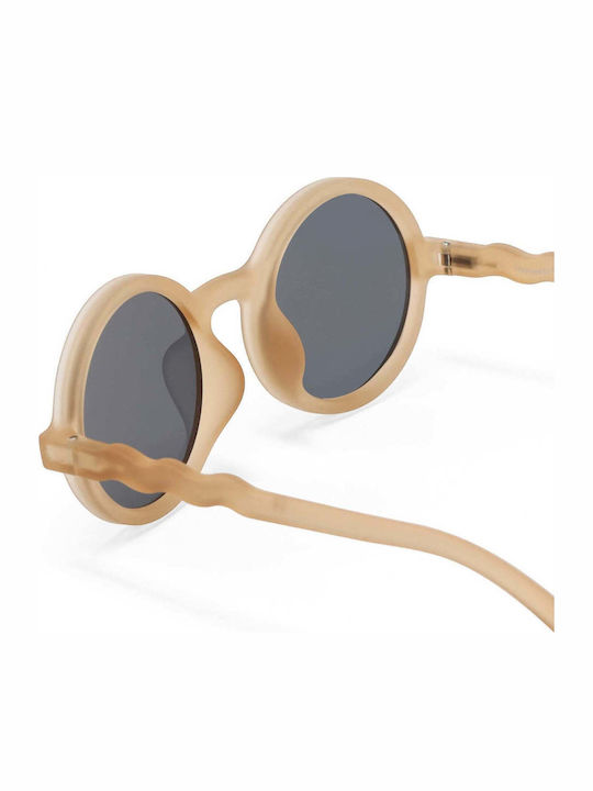 Olivio & Co Classic Στρογγυλά Παιδικά Γυαλιά Ηλίου με Polarized Φακό Μπεζ για 3-5 Ετών