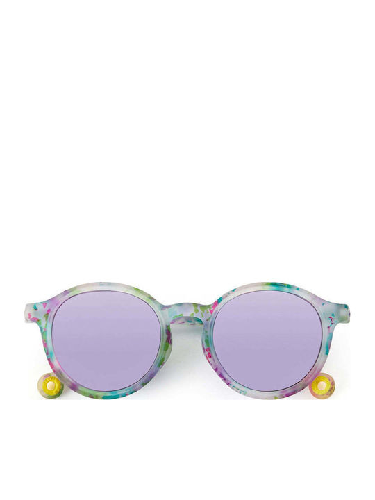 Olivio & Co Classic Oval Kids Sunglasses with Polarized Lens Flowers Multicolour for 3-5 Years