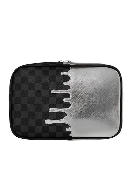 Sprayground Silver Side Drip Toiletry Brick 910b8928nsz