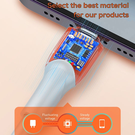 Ldnio USB-A To Lightning Кабел 30W Бял 4м