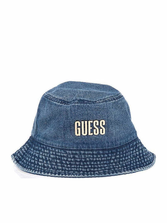 Guess Women's Denim Bucket Hat Blue