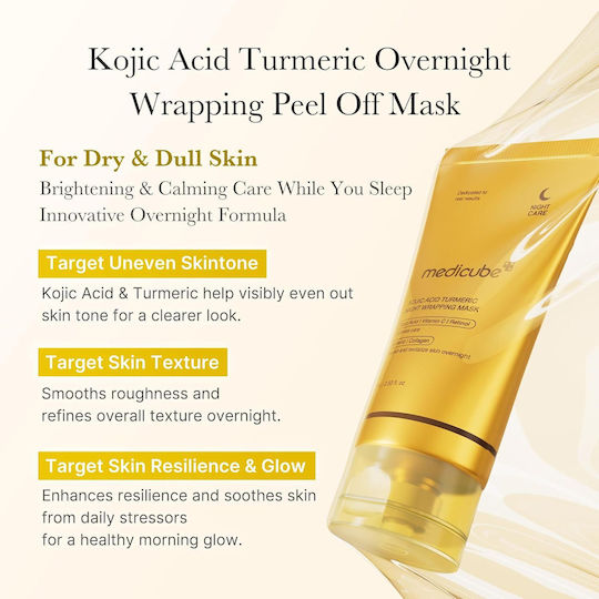 Medicube Kojic Acid Tumeric Μάσκα Προσώπου 75ml